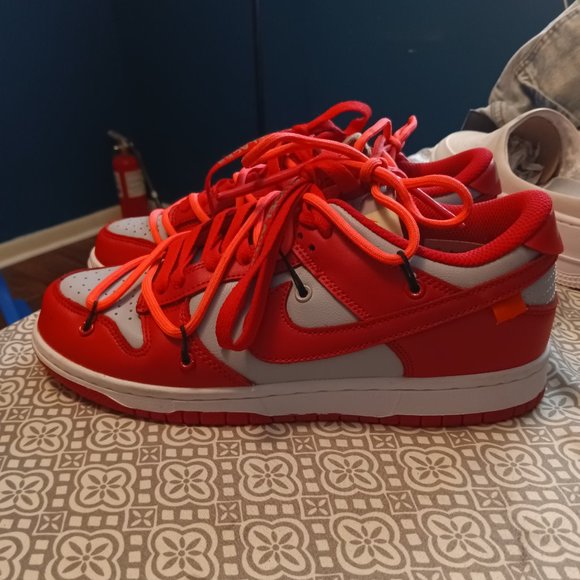 Nike dunks off white university redpre owned clean - Picture 5 of 6